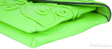 Intrigate Envelope Clutch Neon Green