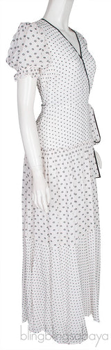 Polka Dot Wrap Dress