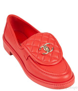 Lambskin CC Turnlock Quilted Loafers