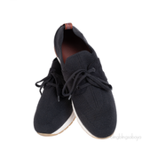Loro Piana Black Flexy Walk Wish Wool Sneakers