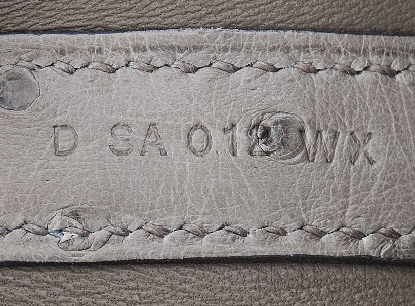 Picotin Lock 18 Grey Ostrich