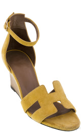 Mustard Legend Wedge Sandals