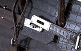 Birkin 35 Nicotine Shiny Croco