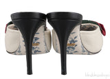 Web Bow Slide Mules