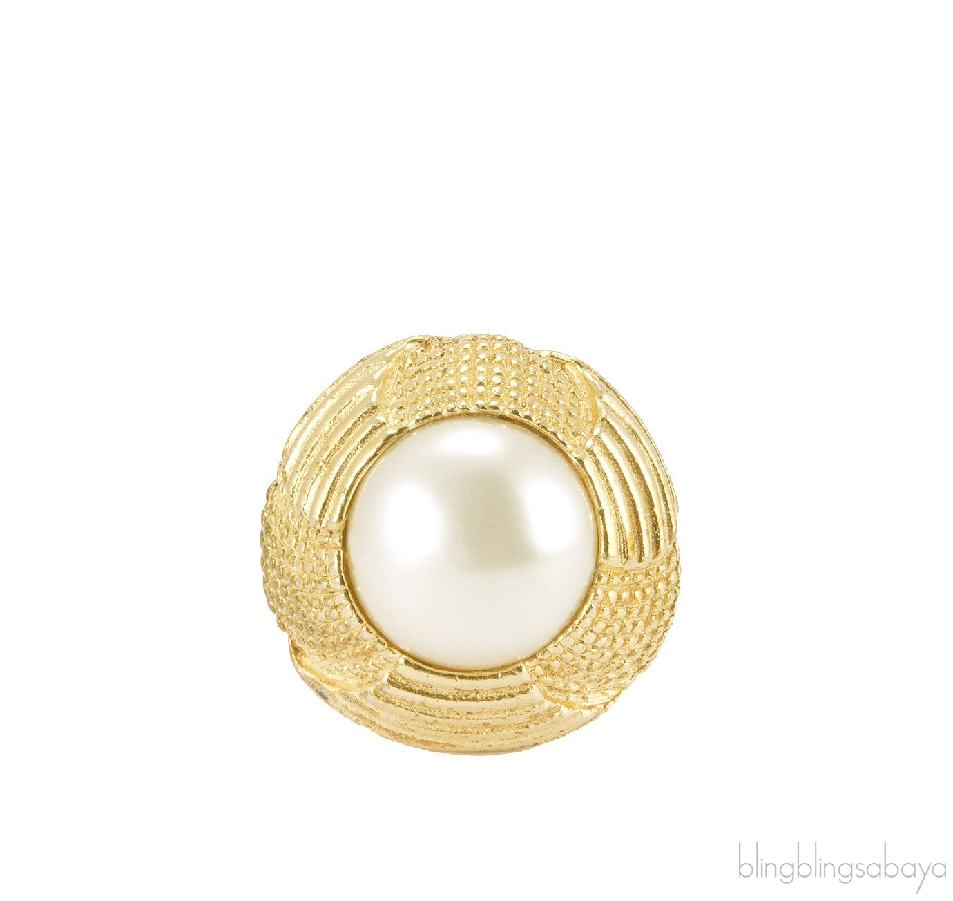 Faux Pearl Vintage Earrings