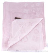 Bi-color Reversible Monogram Scarf