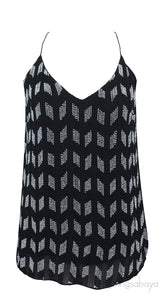 Beaded Chiffon Tank Top
