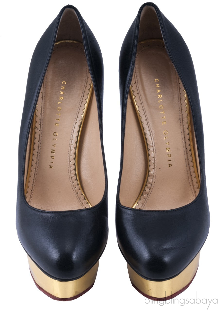 Dolly Leather Platform Pumps