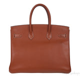 Birkin 35 Candy Epsom Brique Orange PHW