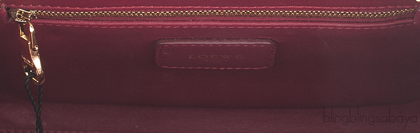 Amazona 23 Bordeaux Crocodile Bag