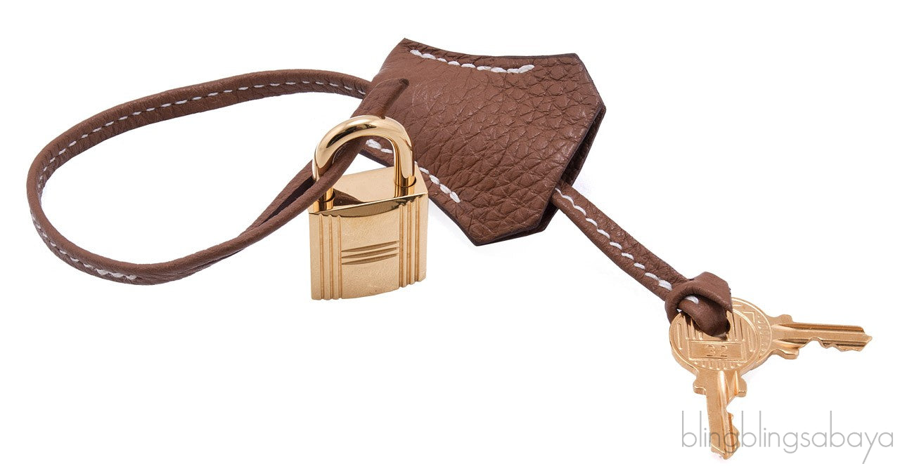 Birkin 35 Gold Taurillon Clem