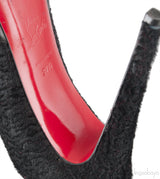 Maggie 140 Black Nappa & Pony Heels