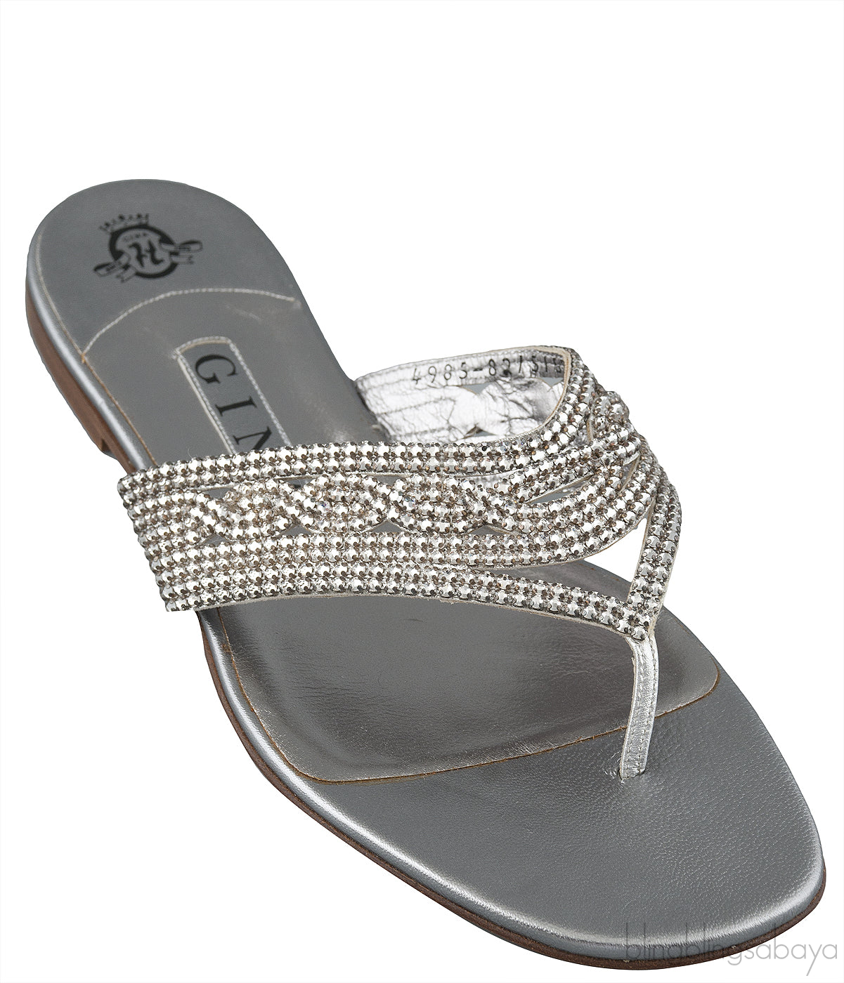 Orlando Flat Silver Sandals