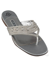 Orlando Flat Silver Sandals