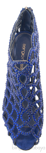 Blue Crystal Mermaid Boots