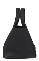 Picotin Lock 22 Black Taurillon Clemence GHW