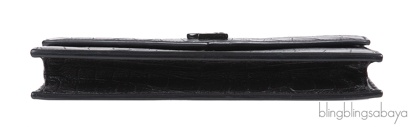 Yves Saint Laurent So Black WOC Croc Print
