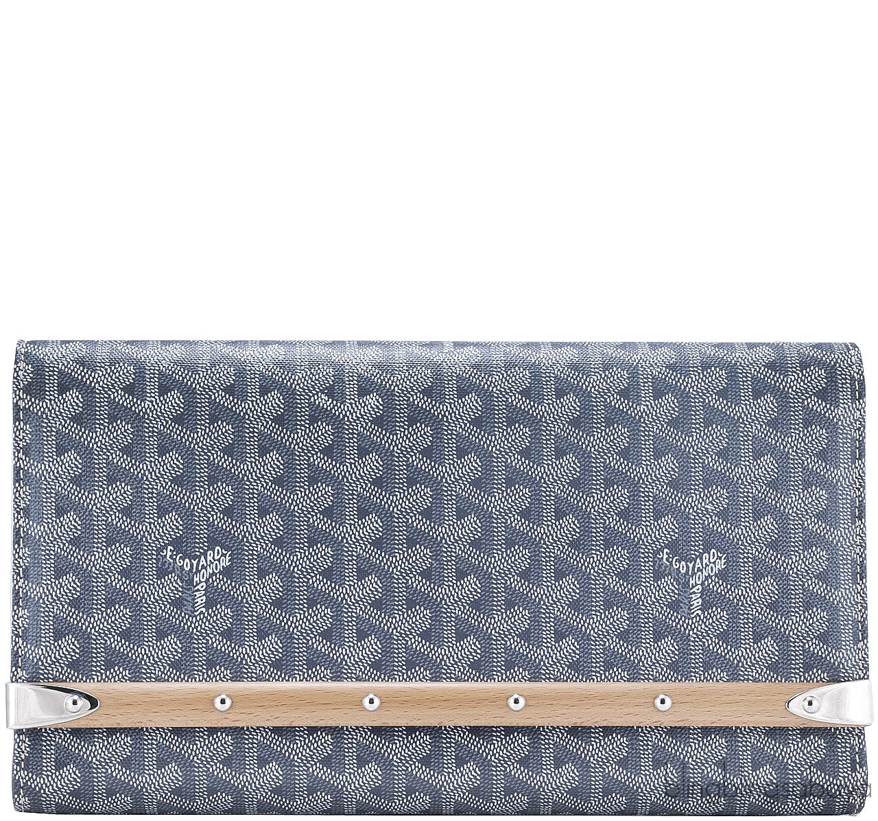Toile Grise Bois Clutch