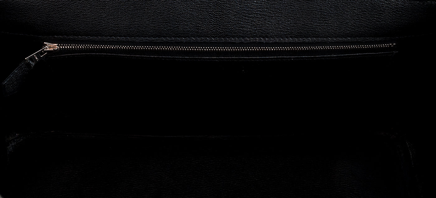 Birkin 35 Black Crocodile Porosus