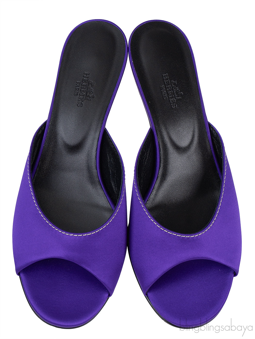 Hermes Marilyn 40 Sandals Violet Zinzolin
