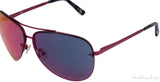 Red Slim Graduated Sunglasses