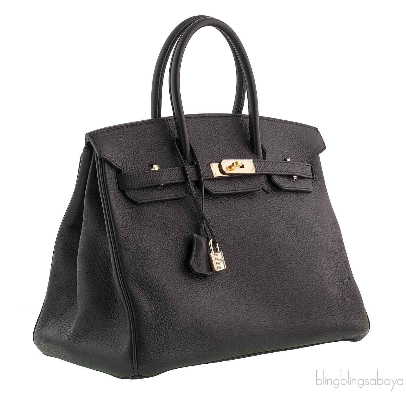 Birkin 35 Black Togo GHW