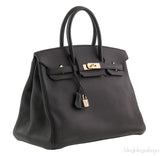 Birkin 35 Black Togo GHW