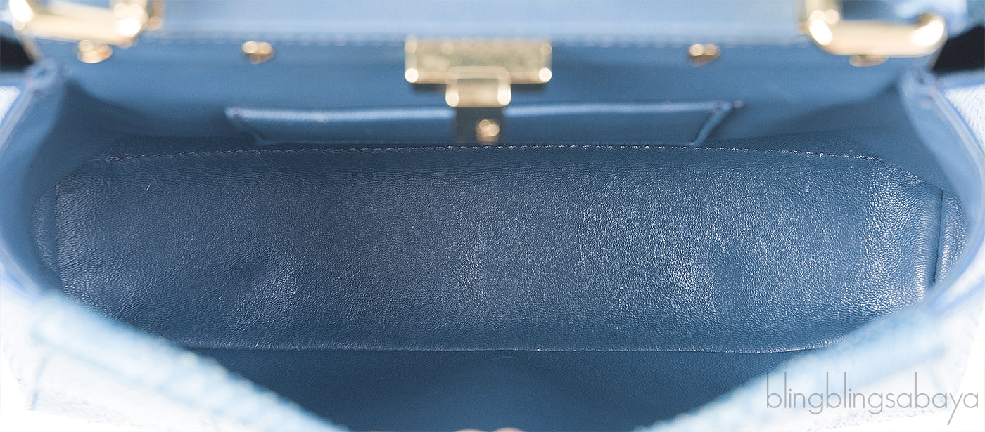 Blue Python Mini Peekaboo