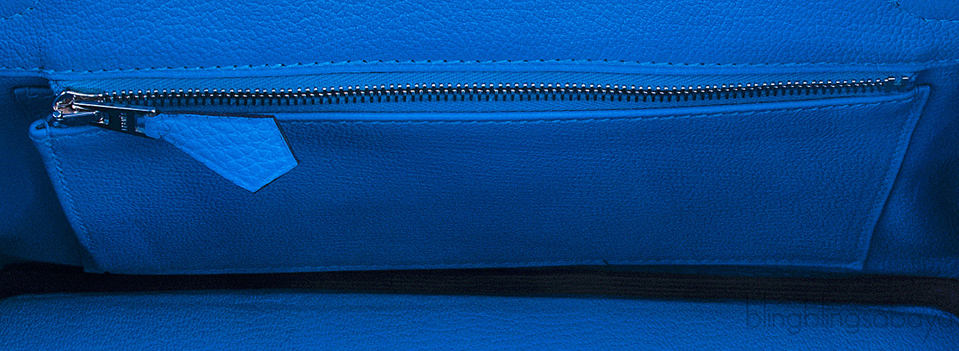 Birkin 25 Togo Bleu Zanzibar*