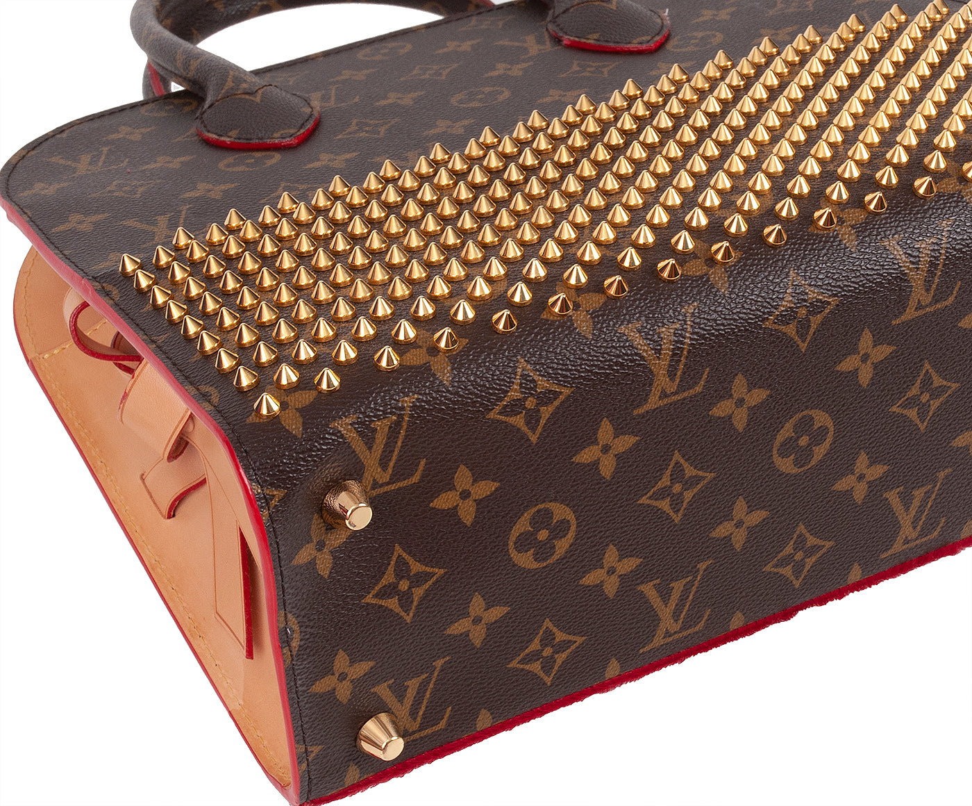 Monogram Pony Studded Shopping Bag