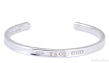 Narrow Silver Bangle