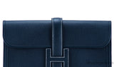 Jige Bleu Indigo Epsom Clutch