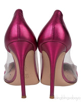 Metallic Purple PVC Plexi Pump