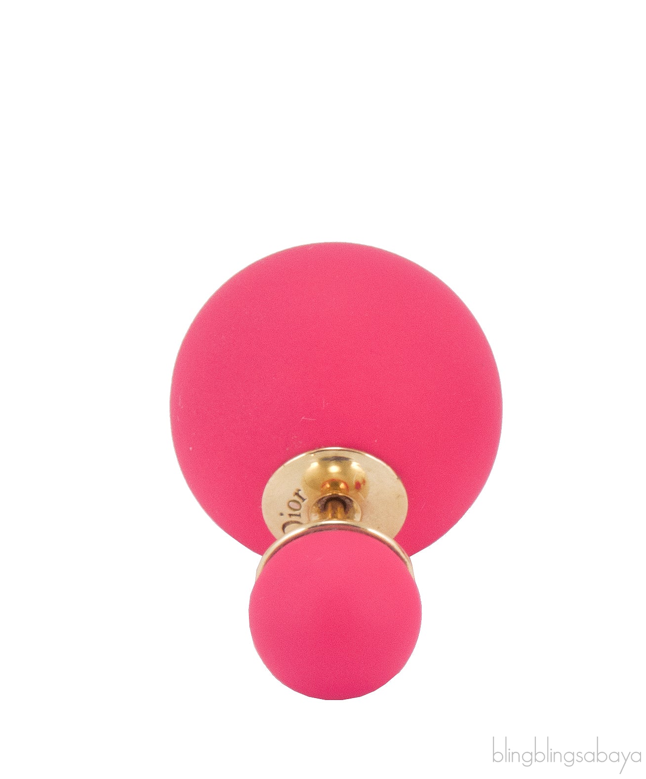 Mise En Dior Pink Tribal Earrings