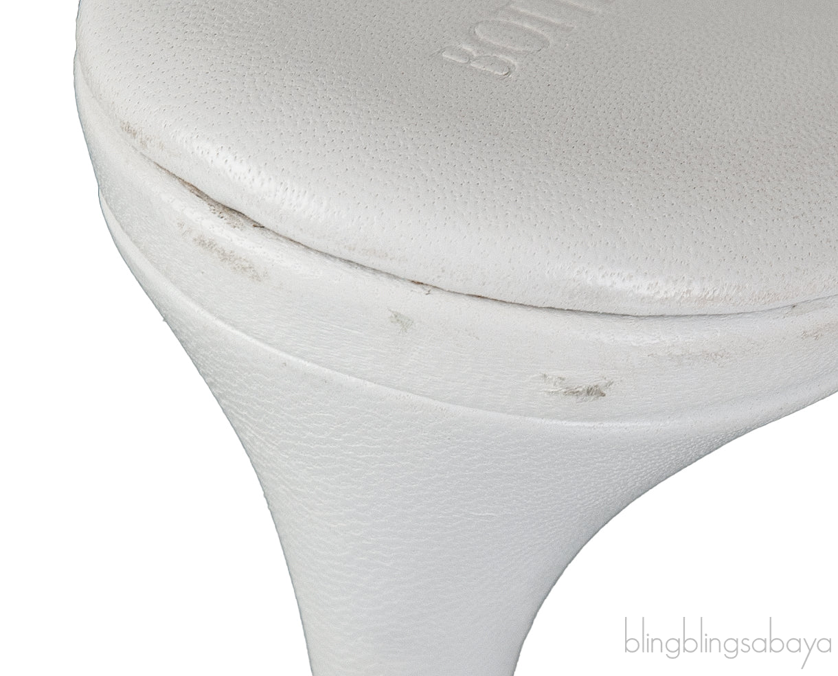 Curve Optic White Sandals