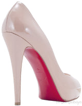 Very Prive 120 Nude Peep Toe Pump