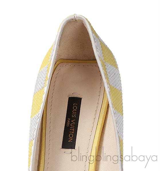 Louis Vuitton Bi-color Sequin Magic Square Satin Pump