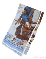Hermes Carre en Carres Silk Scarf