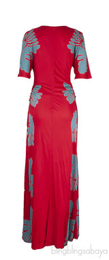 Angelica Viscose Red Dress