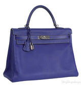 Kelly 35 Blue Iris Epsom Retourne PHW