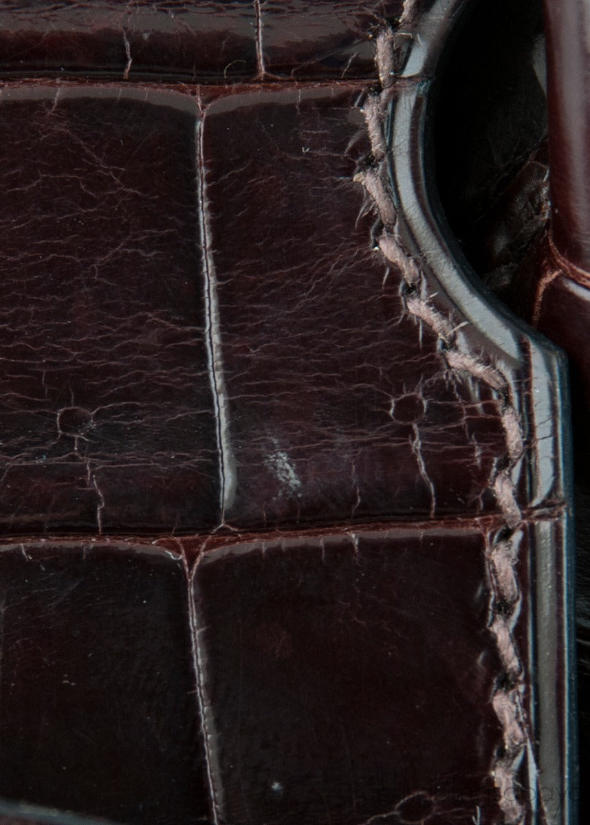 Birkin 30 Dark Brown Crocodile