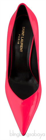 Neon Pink Pointed Toe Heels