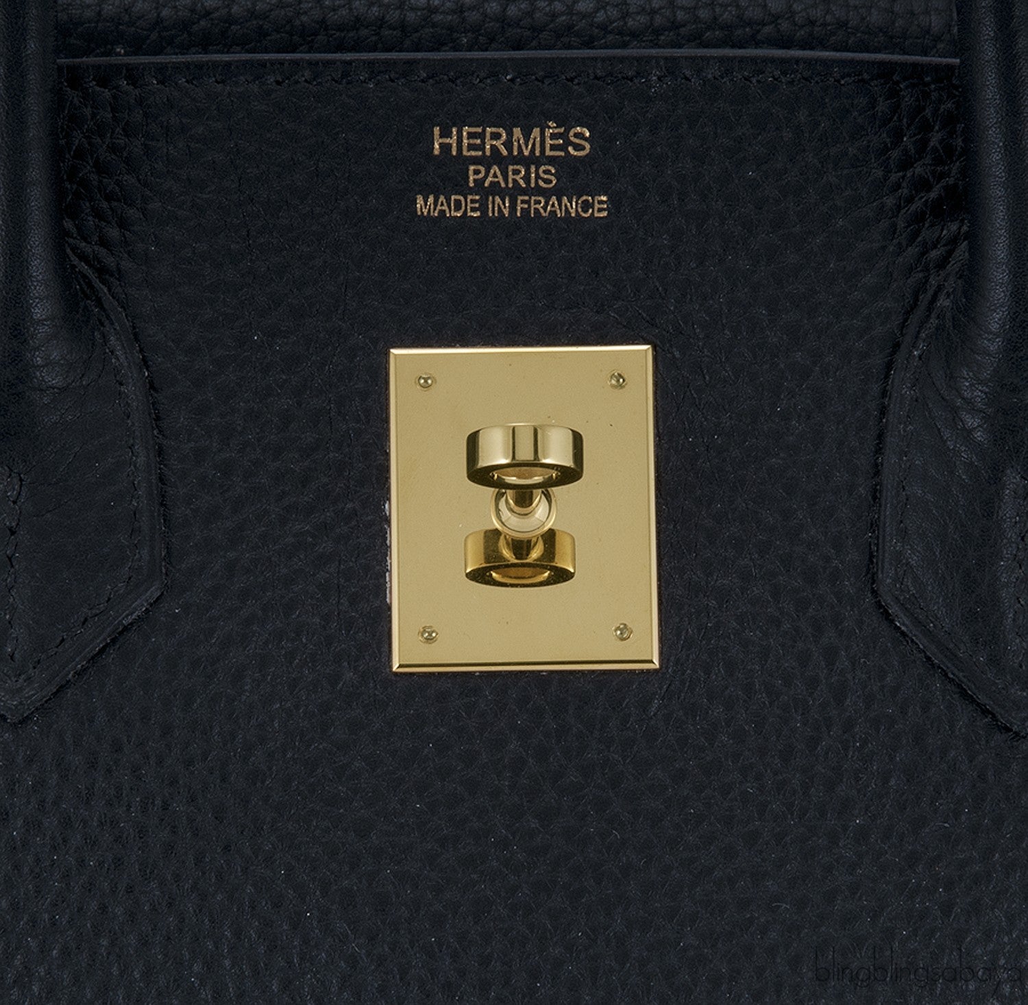 Birkin 35 Black Taurillon Clem GHW