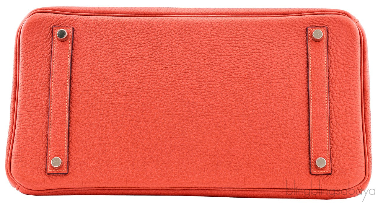 Birkin 35 Orange Taurillon Clem.