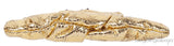 Dolce & Gabbana Gold Snakeskin Wallet Clutch