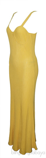 Demetra Ribbed and Pointelle-knit Dress