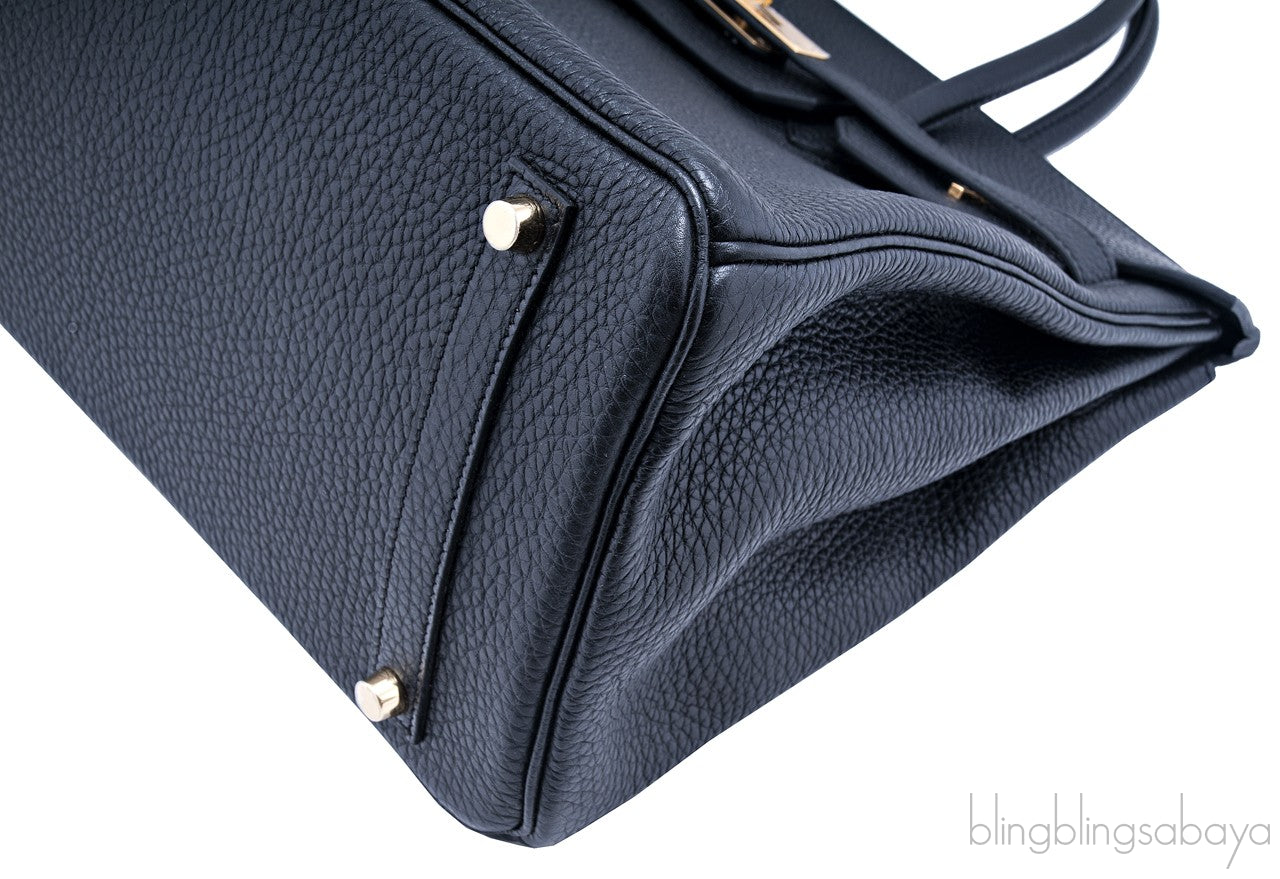 Birkin 35 Black Togo