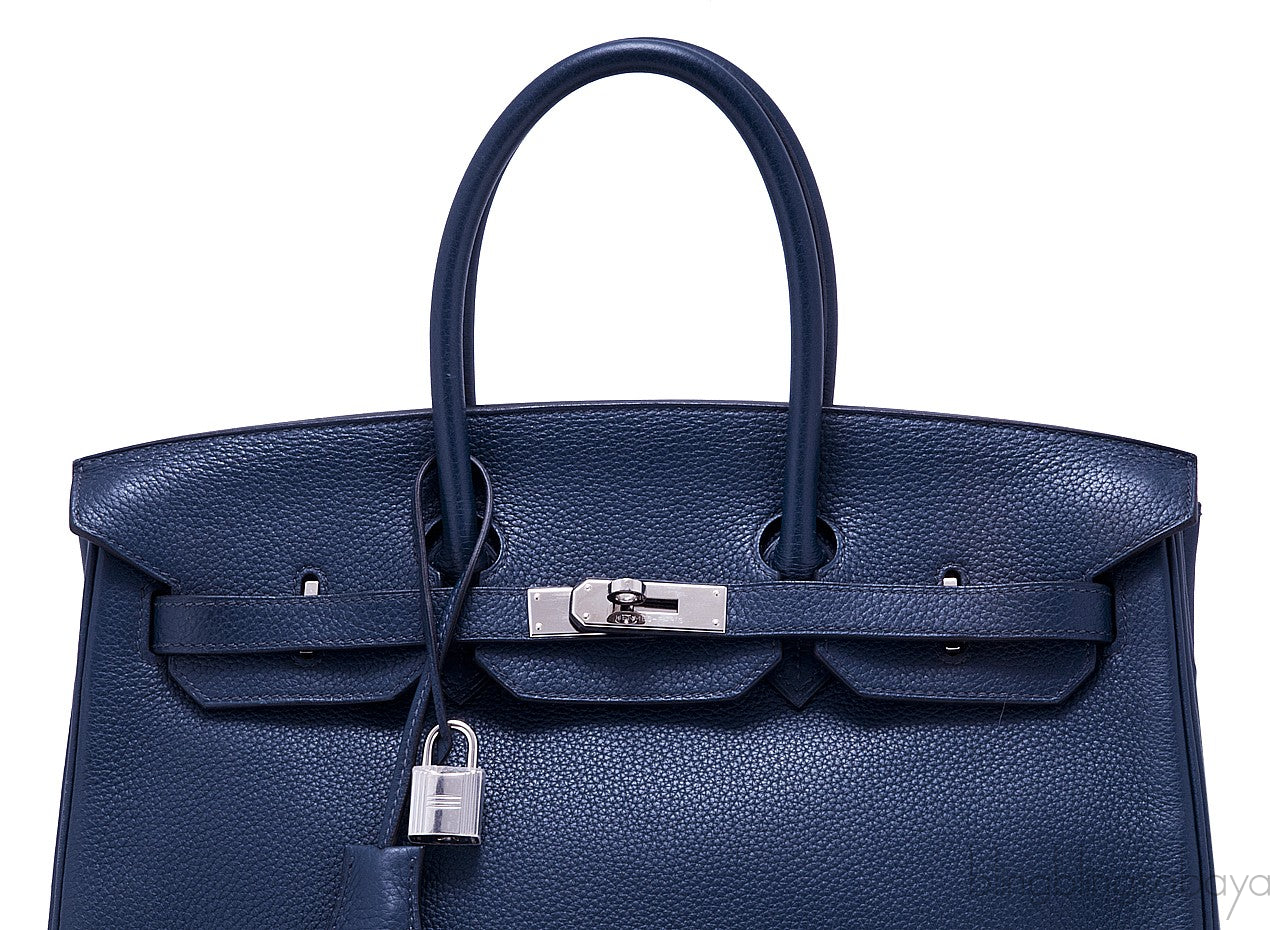 Birkin 35 Blue Abysse Togo