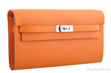 Kelly Classique To Go Wallet Apricot PHW