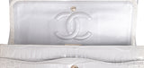 Classic Silver Metallic Crocodile Brass Matte CC